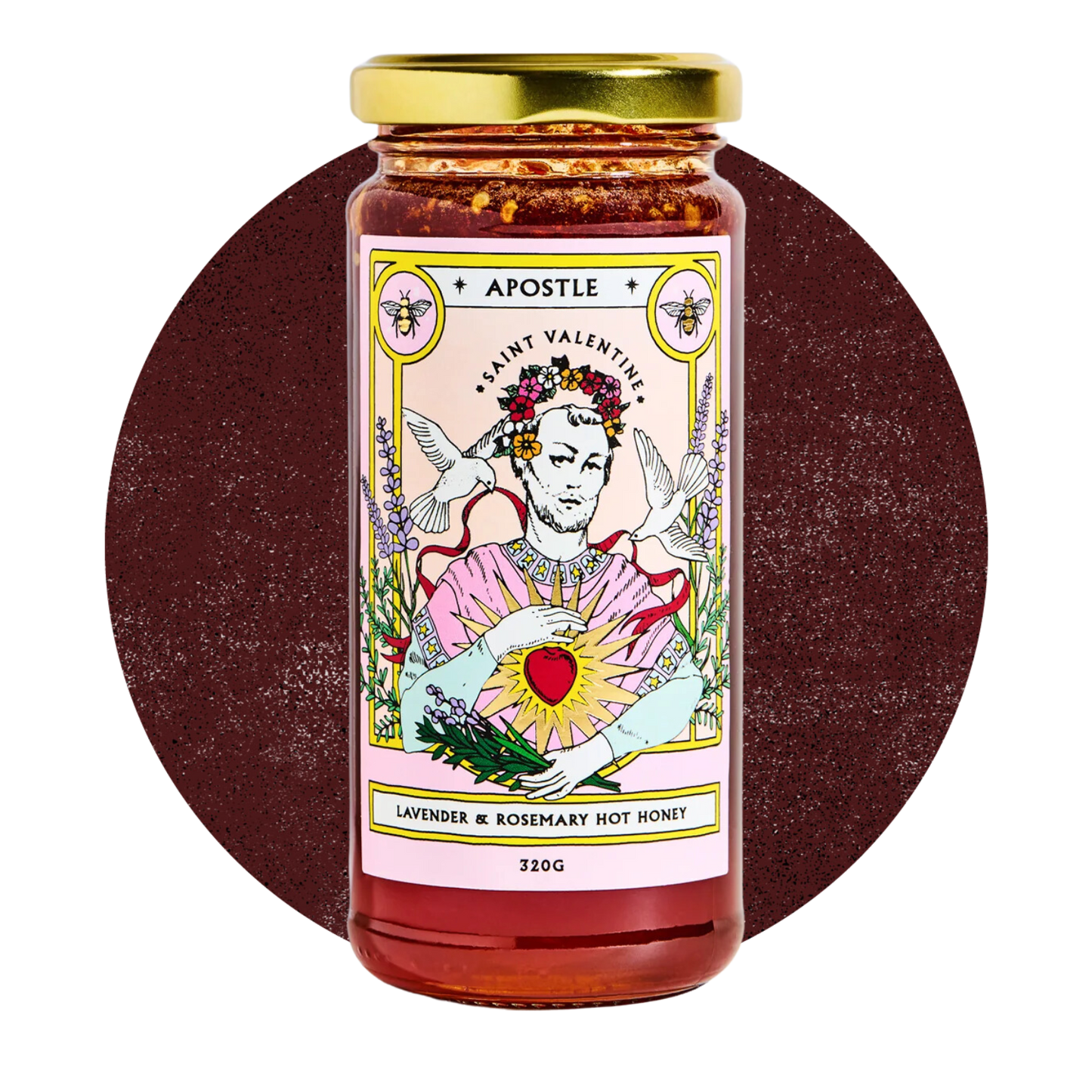 Saint Valentine: Lavender & Rosemary Hot Honey