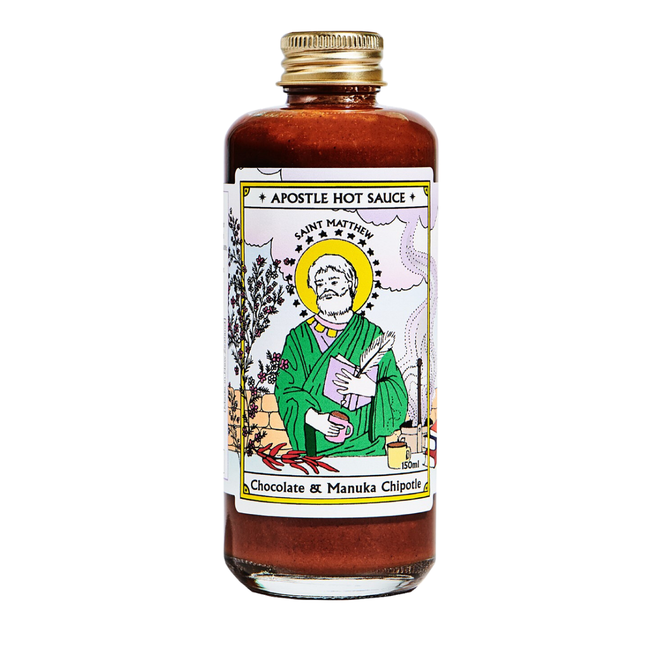 Apostle Saint Matthew: Chocolate & Manuka Smoked Chipotle Hot Sauce