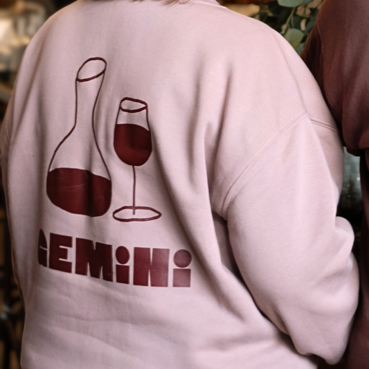 Gemini Jumper Cropped Hazy Pink