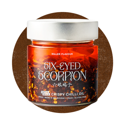 Six-Eyed Scorpion Crispy Chilli Oil Extra Spicy