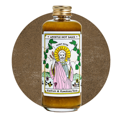 Apostle Saint Peter: Kiwifruit & Kawakawa Verde Hot Sauce